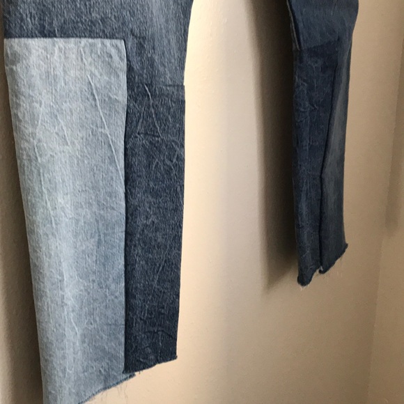 NWT Levi’s 501 Patchwork Ragged Lands Denim Jeans - Picture 6 of 8